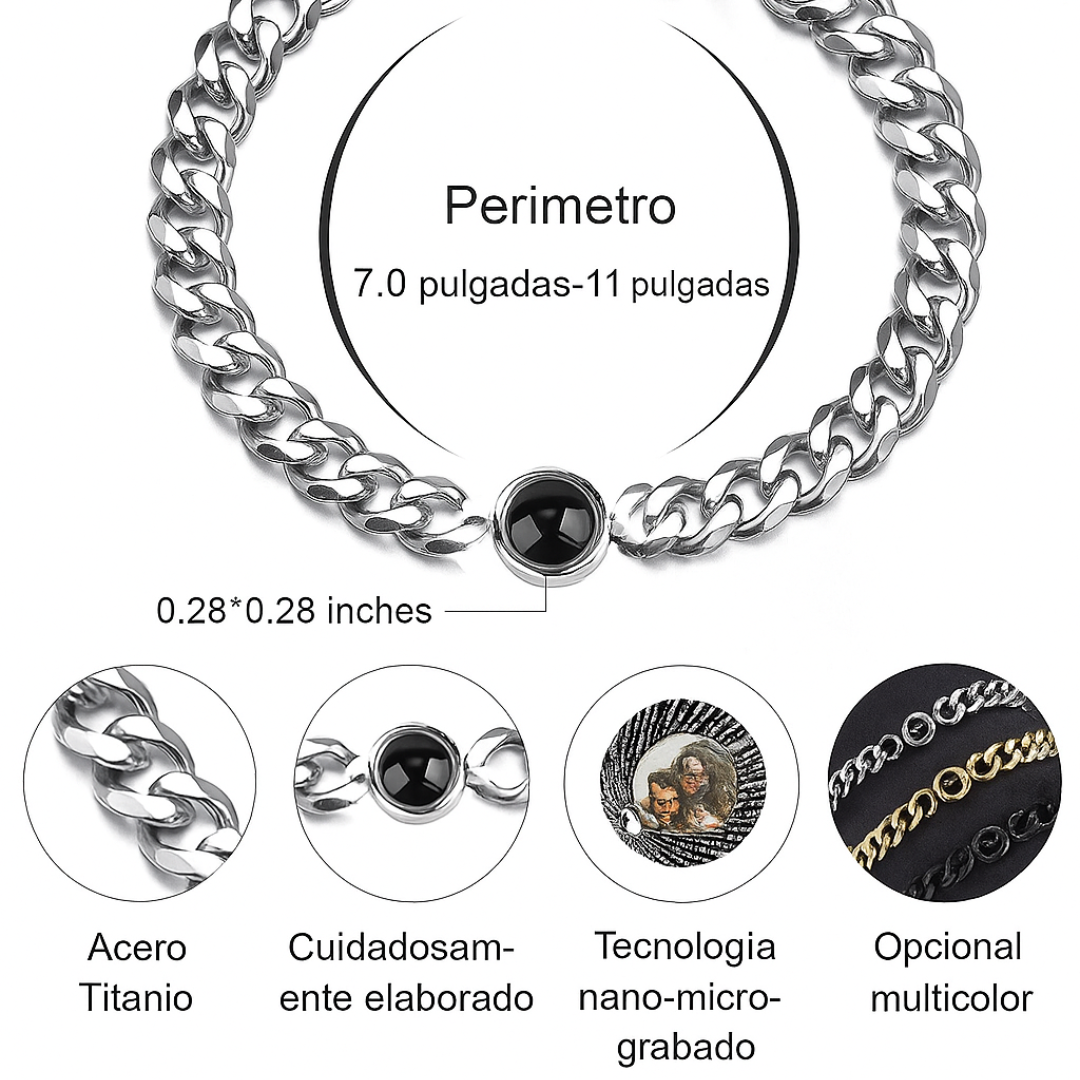 Pulsera con foto personalizada