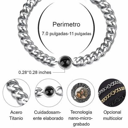 Pulsera con foto personalizada