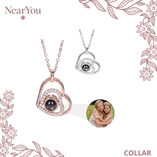 Collar con corazones
